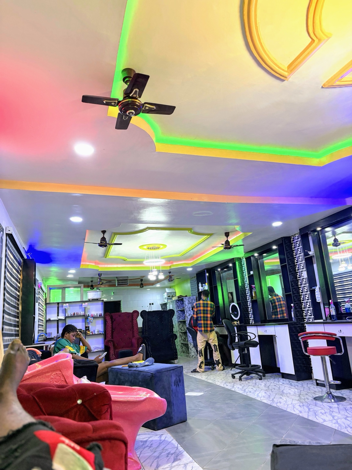 Owner-supplied photo of the SKDOT salon interior