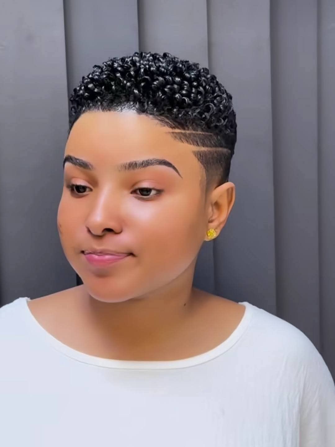 Curly fade profile reference