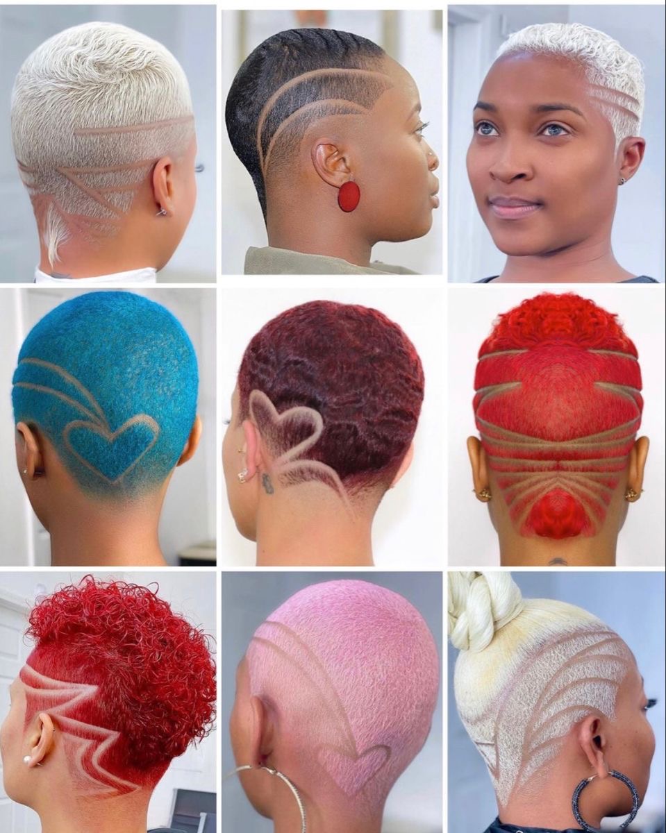 Colour haircut design reference